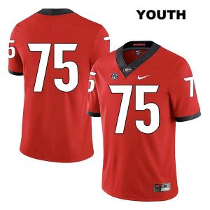 Youth Georgia Bulldogs NCAA #75 Owen Condon Nike Stitched Red Legend Authentic No Name College Football Jersey WLD8554ER